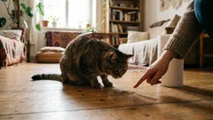 Spray ou xixi fora da caixa: como perceber o que o seu gato está a fazer