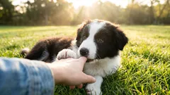Cachorro a morder as mãos: o que é normal e como ensinar limites