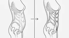 1 postura para uma barriga perfeitamente lisa que descobri neste Ano Novo e que continuo a fazer