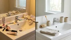 20 minutos — e o banheiro fica arrumado: o que esconder primeiro