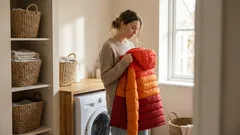 Eu limpo meu casaco de penas para que ele nem precise ser lavado: um método simples para remover manchas