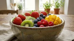 Uma maneira simples de comer mais fibras: com esta salada de frutas, isso não é mais um problema