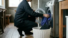 Por que você não deve colocar roupas suadas diretamente na máquina de lavar